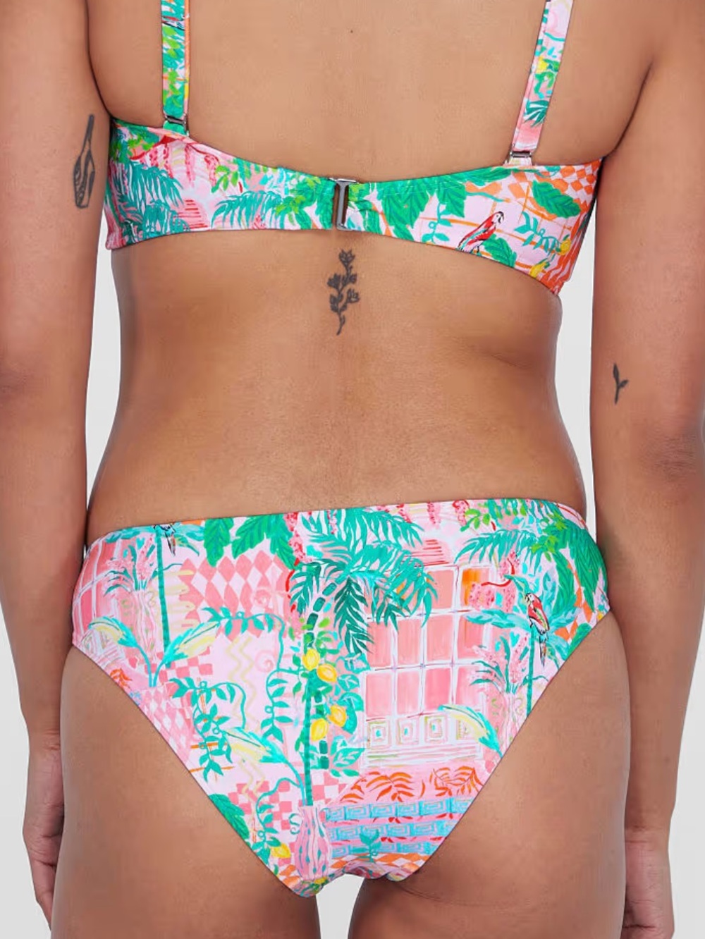 NWT Birdsong Ring-Side Hipster Bikini Bottom in Havana Print